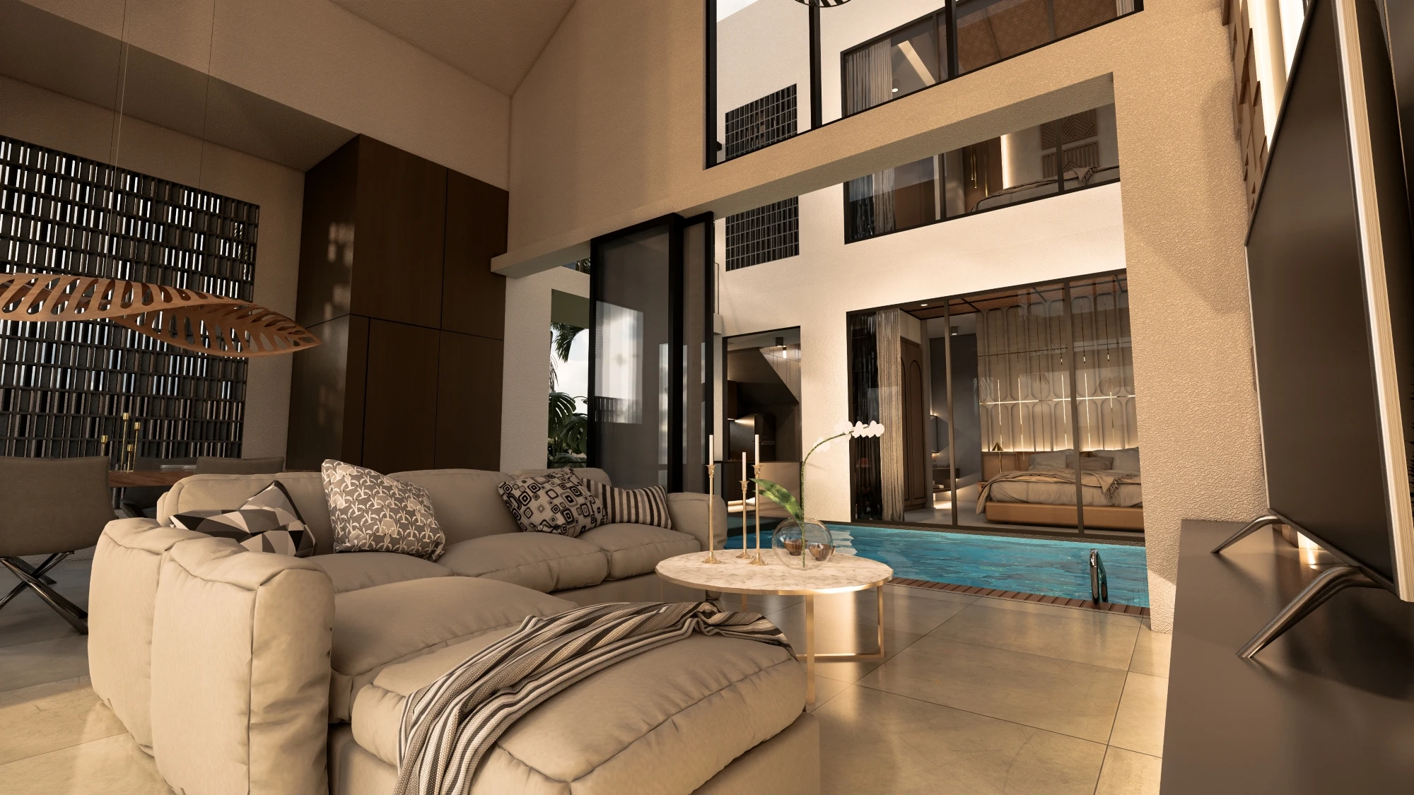 Mireya Villa - Evening Scene